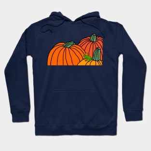 Cute Frog Prince and Pumpkins Hoodie